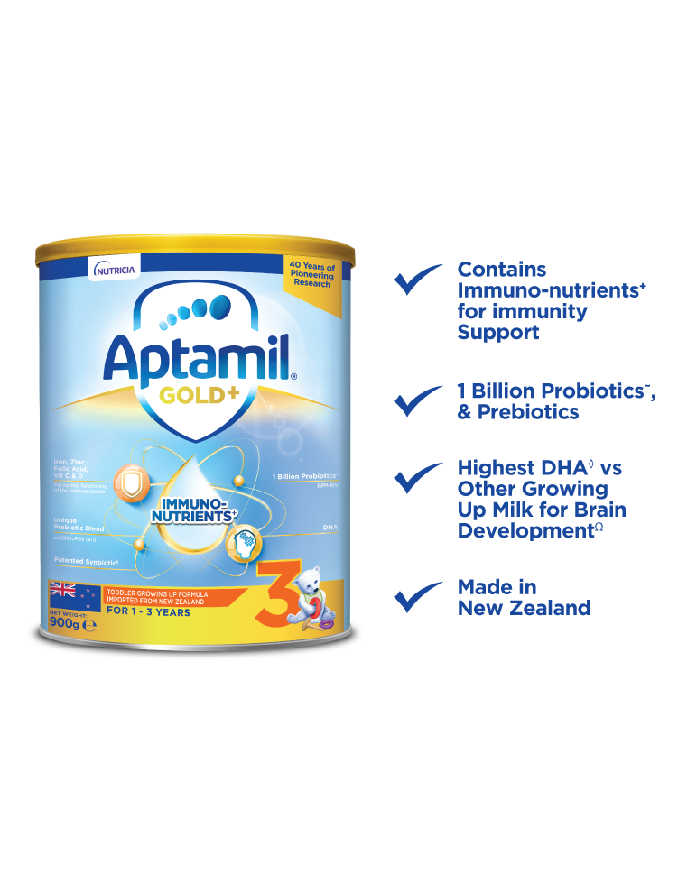 Aptamil® Growing Up Milk with Immuno-Nutrients (Stage 3)