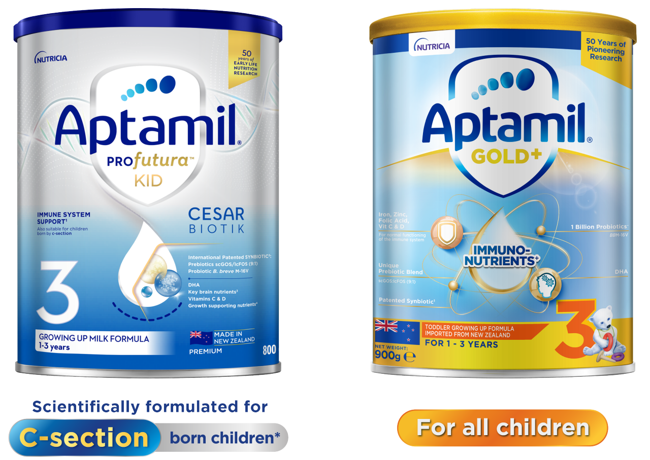 Aptamil® Gold+ | Formulated Milk Powder for Toddlers & Children